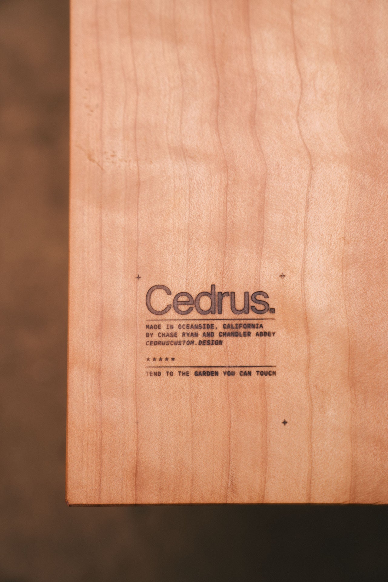Redwood Slab Bench